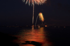 Independence Day Fireworks at Larchmont Manor Park, 2010.