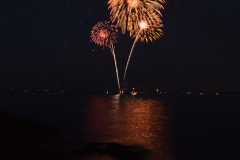 Independence Day Fireworks at Larchmont Manor Park, 2010.