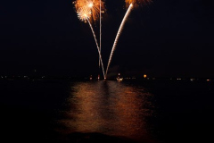 Independence Day Fireworks at Larchmont Manor Park, 2010.