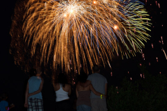 Independence Day Fireworks at Larchmont Manor Park, 2010.